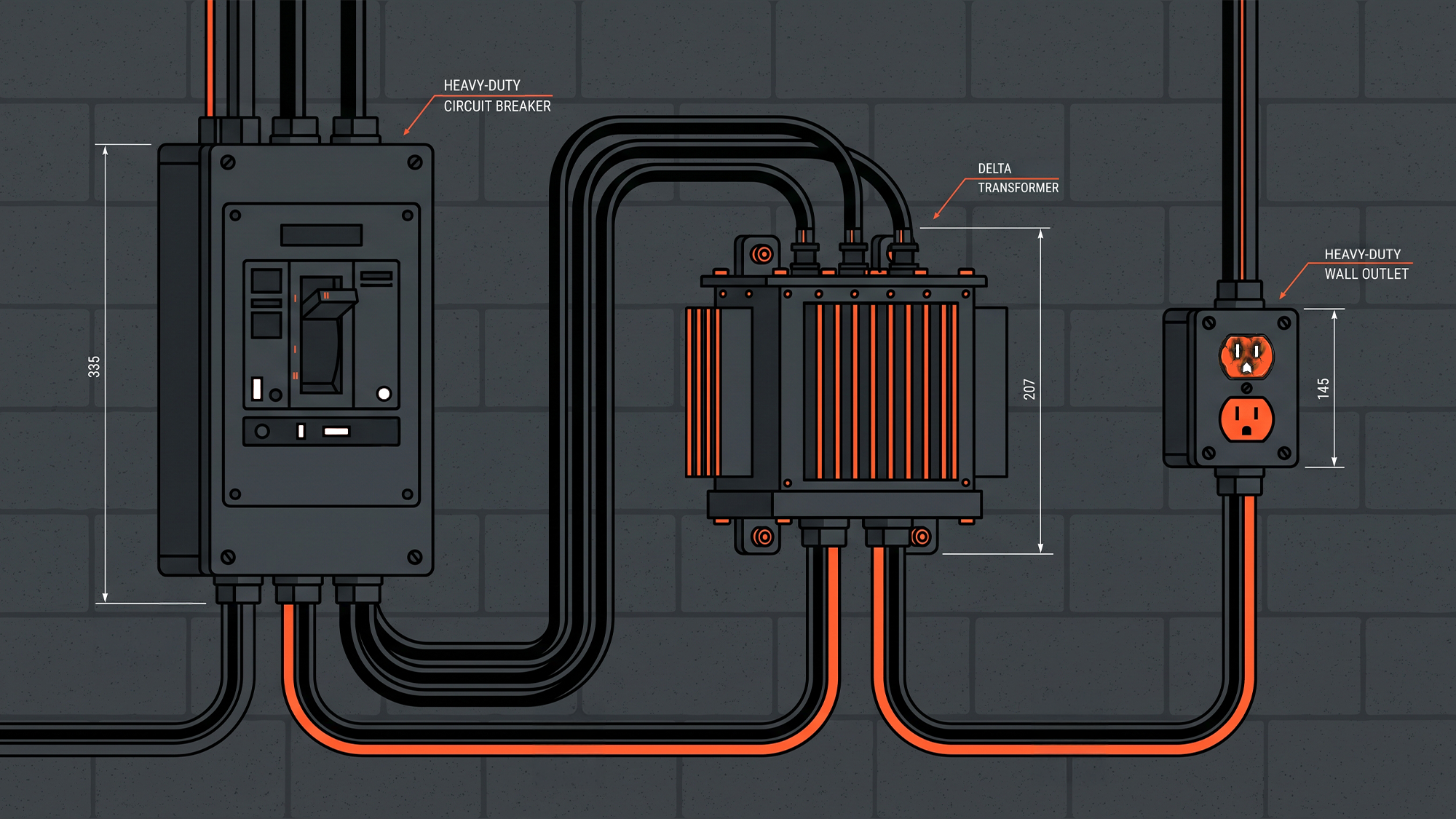 Delta Electric Industrial Panel