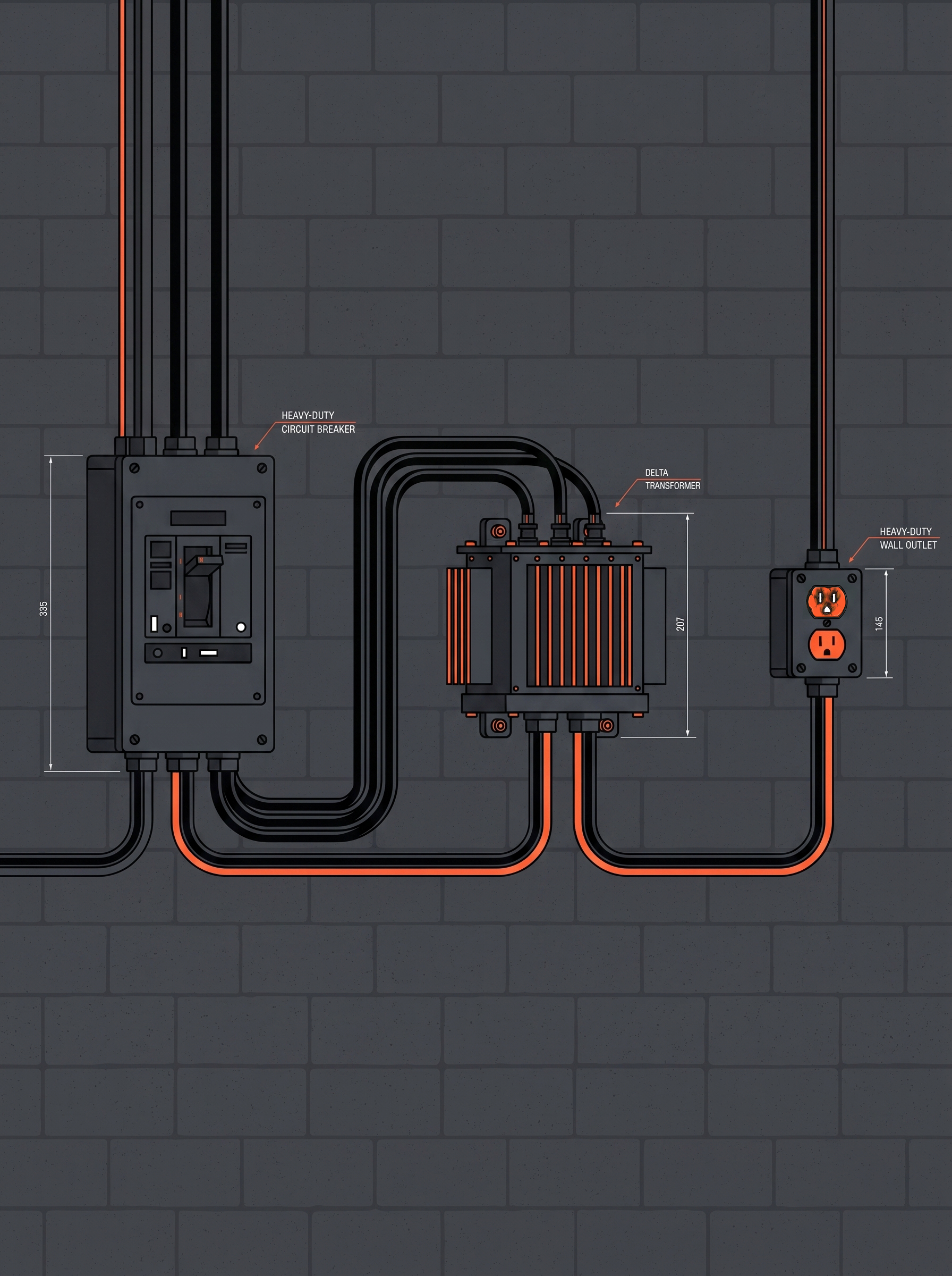 Delta Electric Industrial Panel
